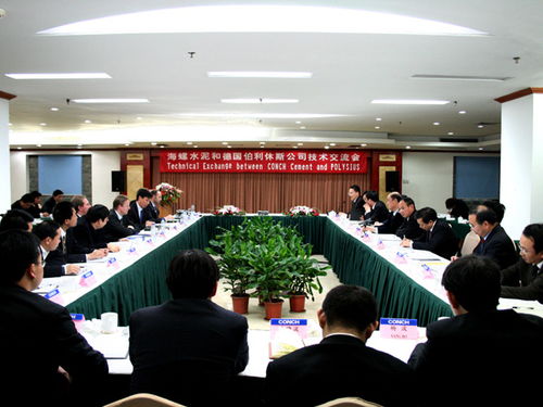 海螺水泥與伯利休斯公司深化技術(shù)交流，共謀綠色發(fā)展新篇章